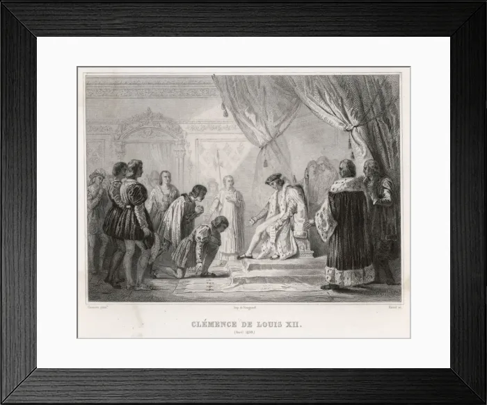 Framed Print : Louis XII & Ministers