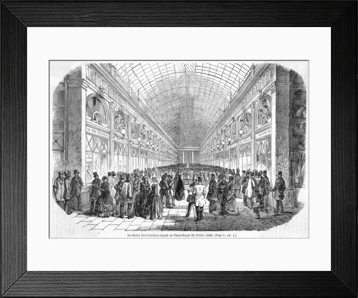 Framed Print : Girondins in Palaisroyal Framed Print : Girondins in Palaisroyal