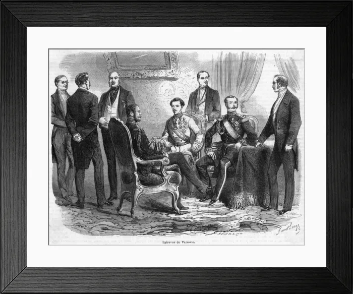 Framed Print : Conference at Warsaw Framed Print : Conference at Warsaw