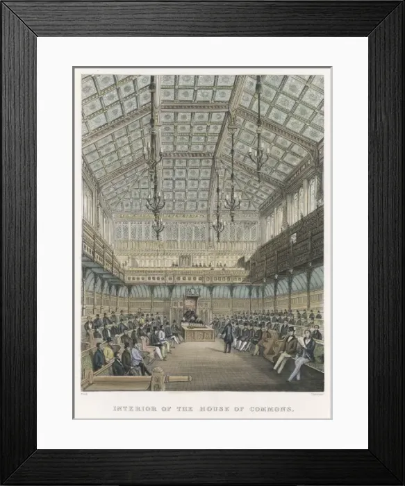Framed Print : Commons Circa 1840S Framed Print : Commons Circa 1840S