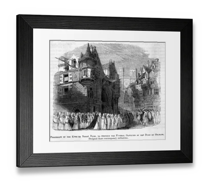 Framed Print : Louis D orleans Slain Framed Print : Louis D orleans Slain