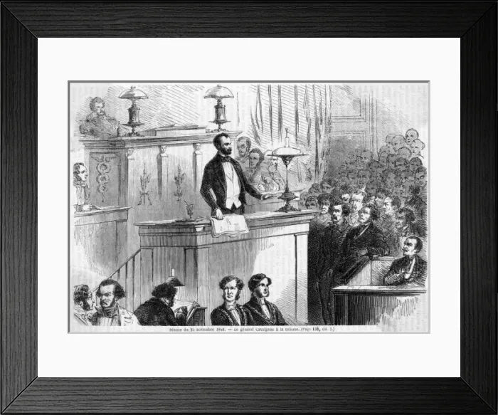 Framed Print : Cavaignac Speaks Framed Print : Cavaignac Speaks
