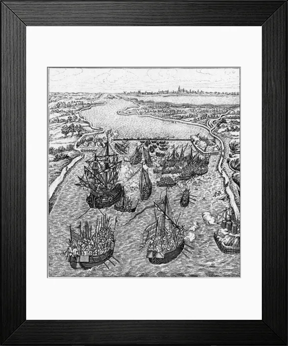 Framed Print : Naval Engagement Framed Print : Naval Engagement