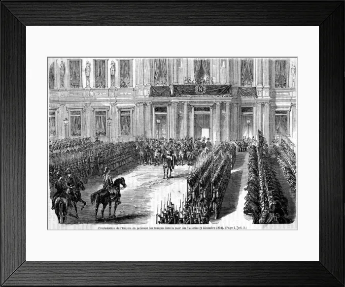 Framed Print : Napoleon Now Emperor Framed Print : Napoleon Now Emperor