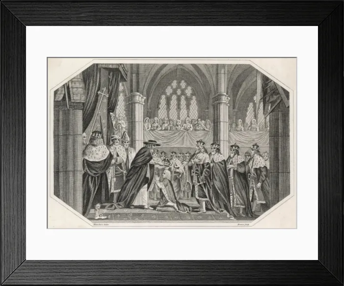 Framed Print : Henry VI Crowned - 1 Framed Print : Henry VI Crowned - 1