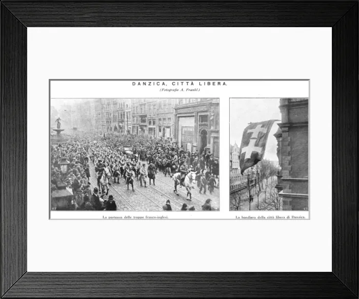 Framed Print : Danzig a Free City Framed Print : Danzig a Free City