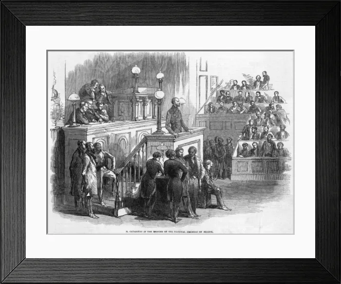 Framed Print : Cavaignac in Assemblee Framed Print : Cavaignac in Assemblee