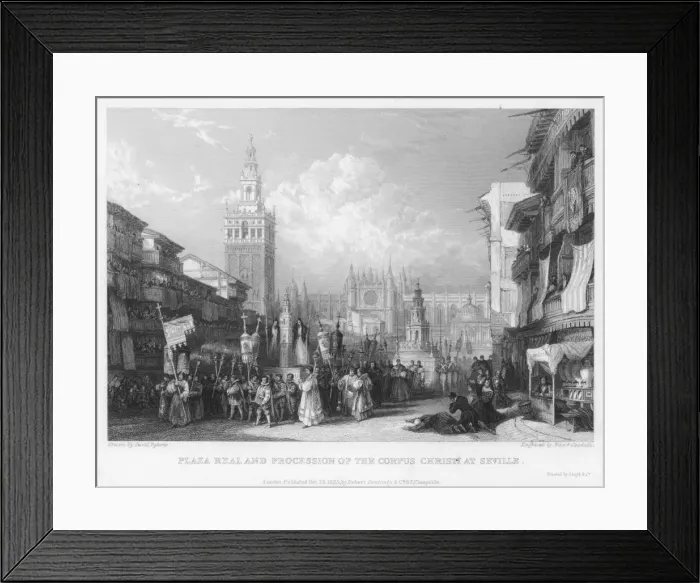 Framed Print : Procession at Sevilla Framed Print : Procession at Sevilla