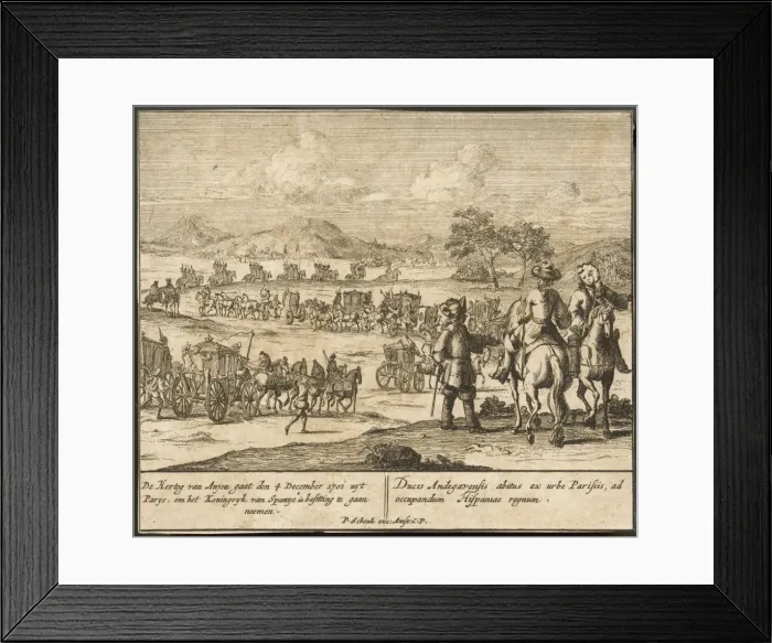 Framed Print : Duc D anjou Quits Paris Framed Print : Duc D anjou Quits Paris