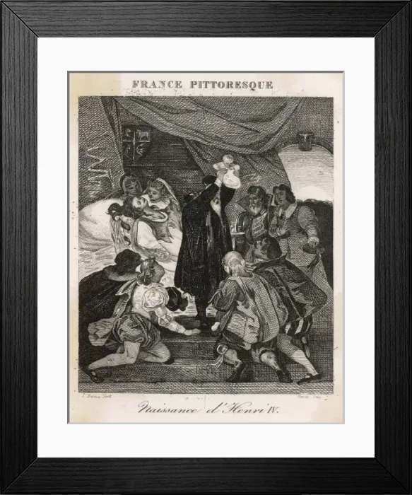 Framed Print : Henri IV Born Framed Print : Henri IV Born