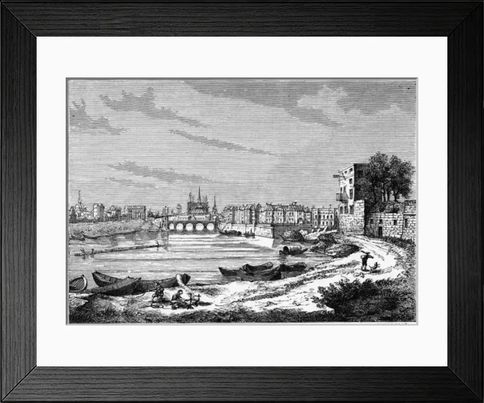 Framed Print : PARIS C17. Paris viewed from the east, with Notre-Dame conspicuous on the skyline Framed Print : PARIS C17. Paris viewed from the east, with Notre-Dame conspicuous on the skyline