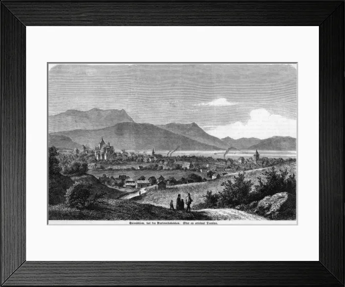 Framed Print : Norway Trondheim Framed Print : Norway Trondheim