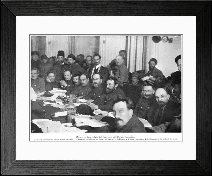 Framed Print : Lenin at Congress Framed Print : Lenin at Congress