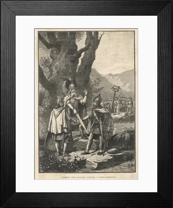 Framed Print : Gallic Chiefs Framed Print : Gallic Chiefs