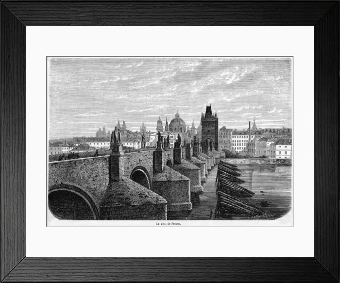 Framed Print : Prague Bridge Framed Print : Prague Bridge