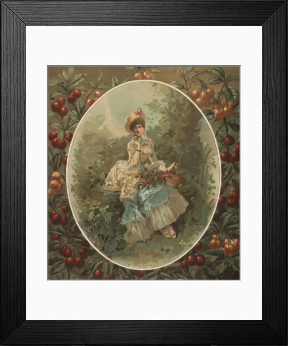 Framed Print : Cherry Ripe by Unknown Artist Framed Print : Cherry Ripe by Unknown Artist