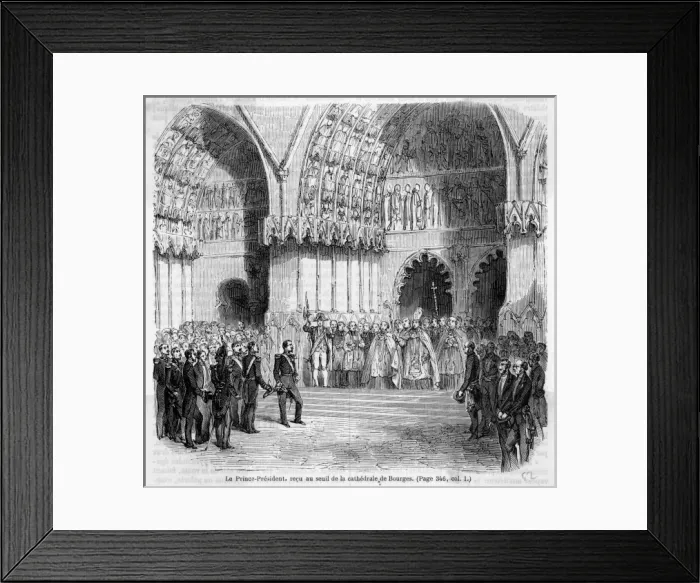 Framed Print : Napoleon at Bourgese Framed Print : Napoleon at Bourgese