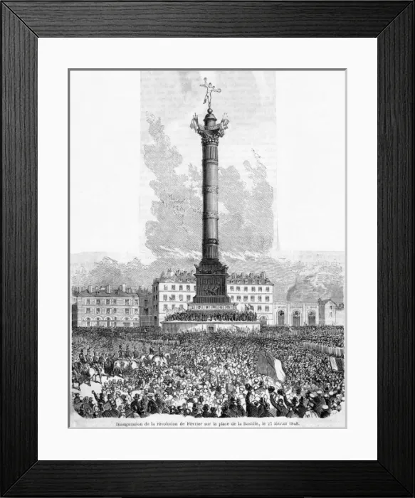 Framed Print : Paris Demo at Bastille Framed Print : Paris Demo at Bastille