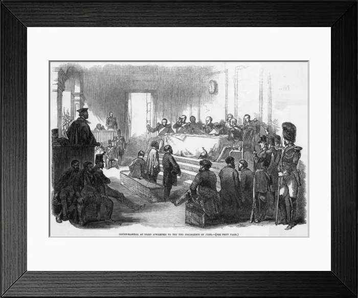 Framed Print : Revolutionaries Trial Framed Print : Revolutionaries Trial