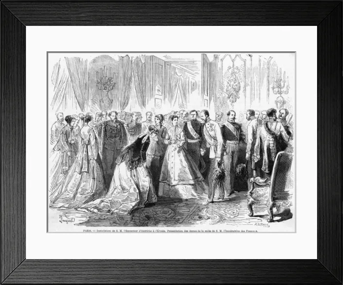 Framed Print : Emperor Visits - 1 Framed Print : Emperor Visits - 1