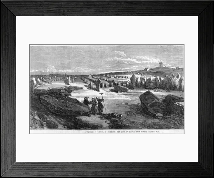 Framed Print : Alignments at Carnac Framed Print : Alignments at Carnac