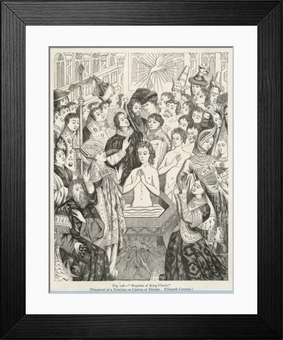Framed Print : Clovis Baptised 2 Framed Print : Clovis Baptised 2