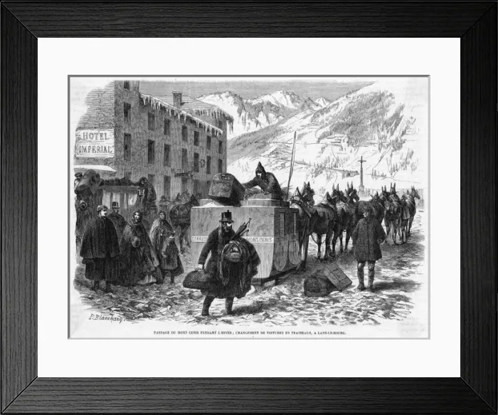 Framed Print : Italy Mont Cenis Pass Framed Print : Italy Mont Cenis Pass