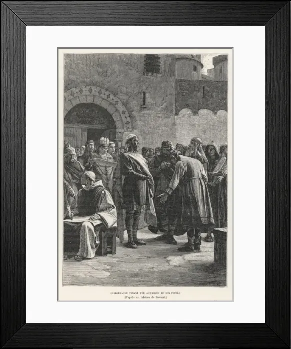 Framed Print : Charlemagne Assembly Framed Print : Charlemagne Assembly
