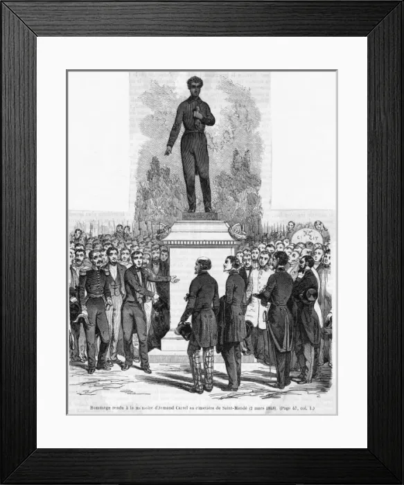 Framed Print : Armand Carrel Honoured Framed Print : Armand Carrel Honoured
