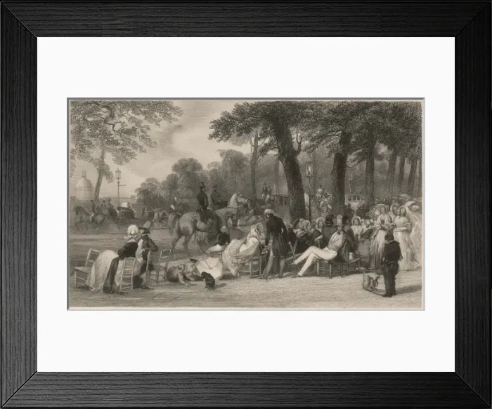 Framed Print : Paris Champs Elysees Framed Print : Paris Champs Elysees