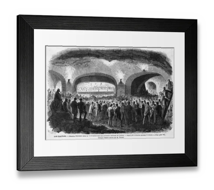 Framed Print : Political Meeting 1 Framed Print : Political Meeting 1