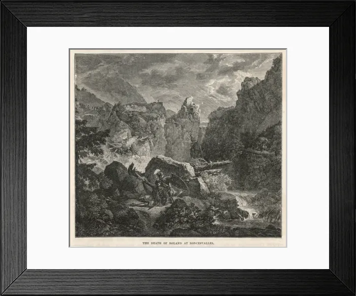 Framed Print : Charlemagne Roncesvalles Framed Print : Charlemagne Roncesvalles