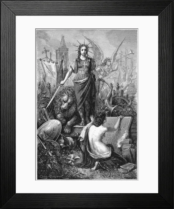 Framed Print : Revolutionary Allegory Framed Print : Revolutionary Allegory