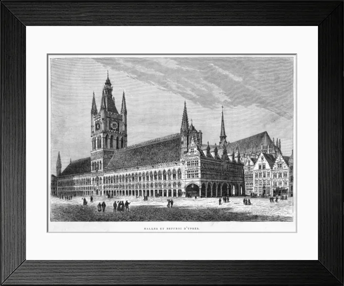 Framed Print : Ypres / Cloth Hall Framed Print : Ypres / Cloth Hall