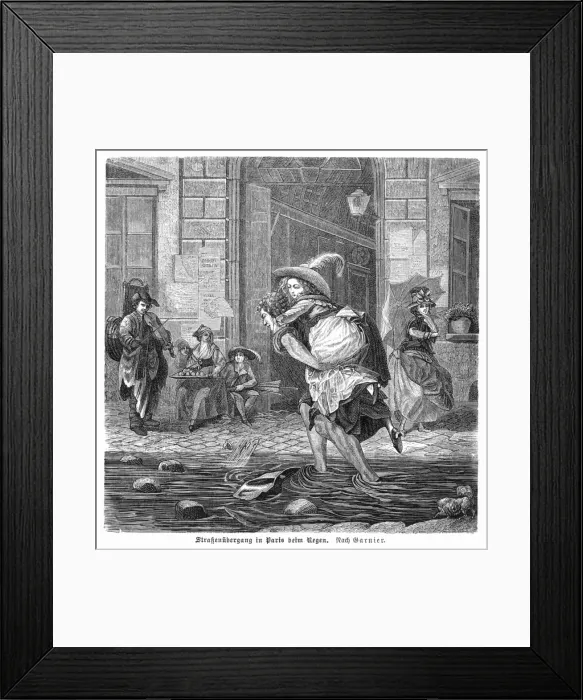 Framed Print : Paris Streets Framed Print : Paris Streets