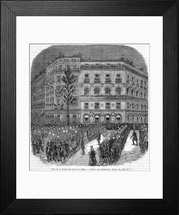 Framed Print : Fete De LA Fraternite Framed Print : Fete De LA Fraternite