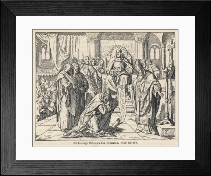 Framed Print : Louis Le Pieux Framed Print : Louis Le Pieux