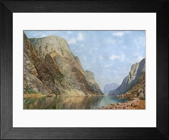 Framed Print : Norway Fjord Scenery Framed Print : Norway Fjord Scenery