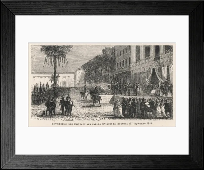 Framed Print : Flags for Civil Guard Framed Print : Flags for Civil Guard