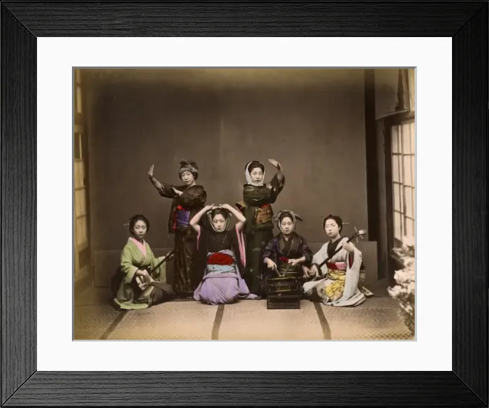Framed Print : Japanese musicians Framed Print : Japanese musicians