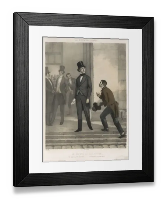 Framed Print : Deputy and Voter Framed Print : Deputy and Voter