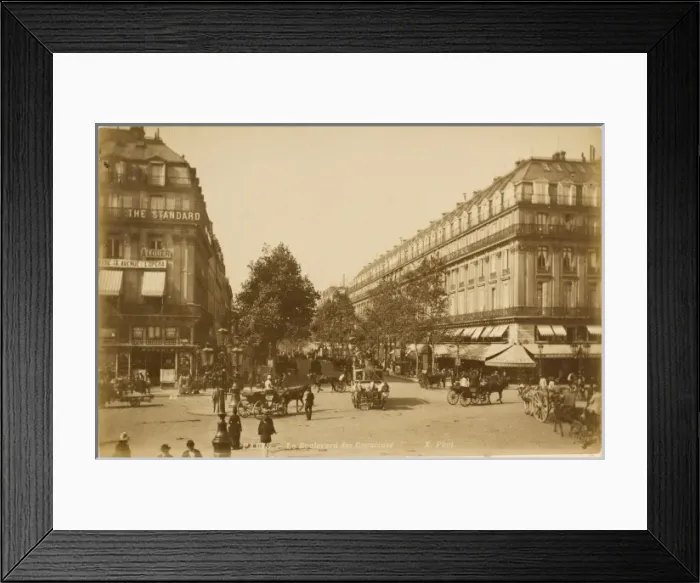 Framed Print : Paris Boulevards Framed Print : Paris Boulevards