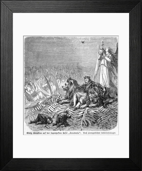 Framed Print : King Sebastian Framed Print : King Sebastian