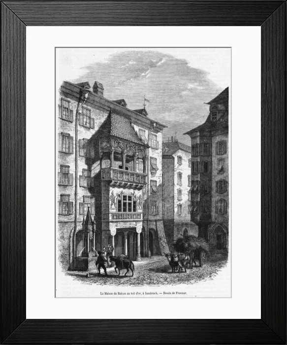 Framed Print : House at Innsbruck Framed Print : House at Innsbruck