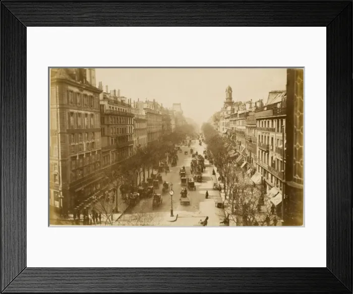 Framed Print : Paris Boulevards Framed Print : Paris Boulevards