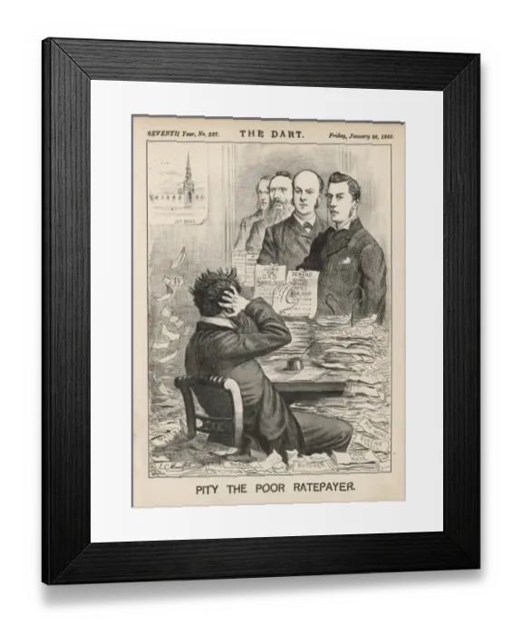 Framed Print : Pity the Poor Ratepayer Framed Print : Pity the Poor Ratepayer