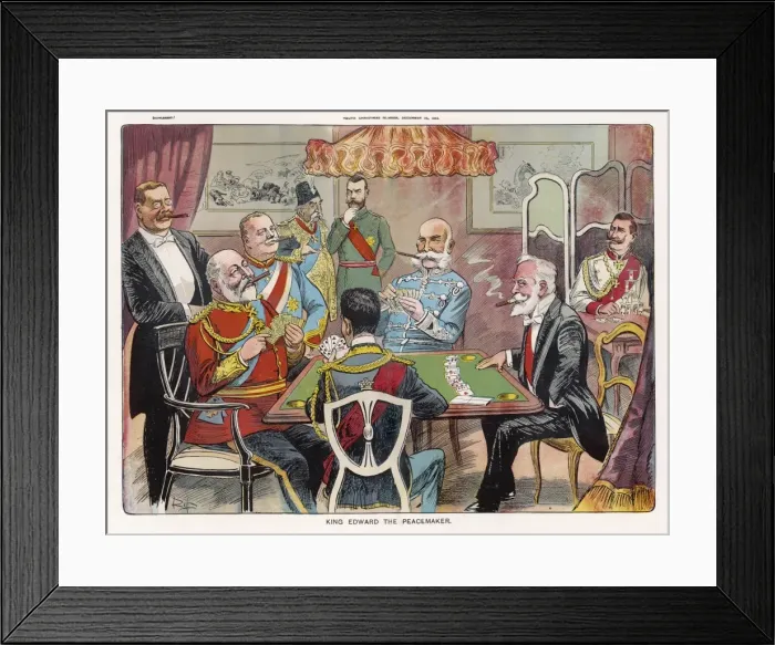 Framed Print : Edward VII Peacemaker Framed Print : Edward VII Peacemaker