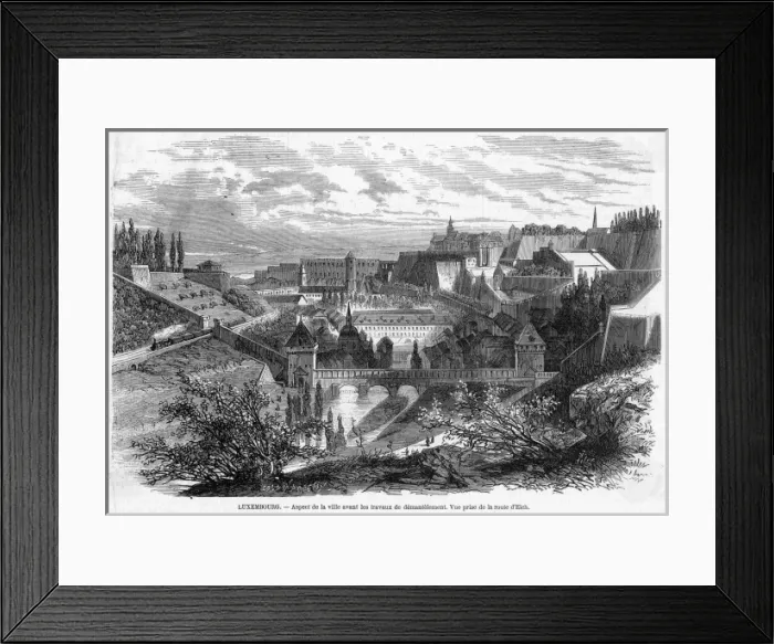 Framed Print : LUXEMBOURG Framed Print : LUXEMBOURG