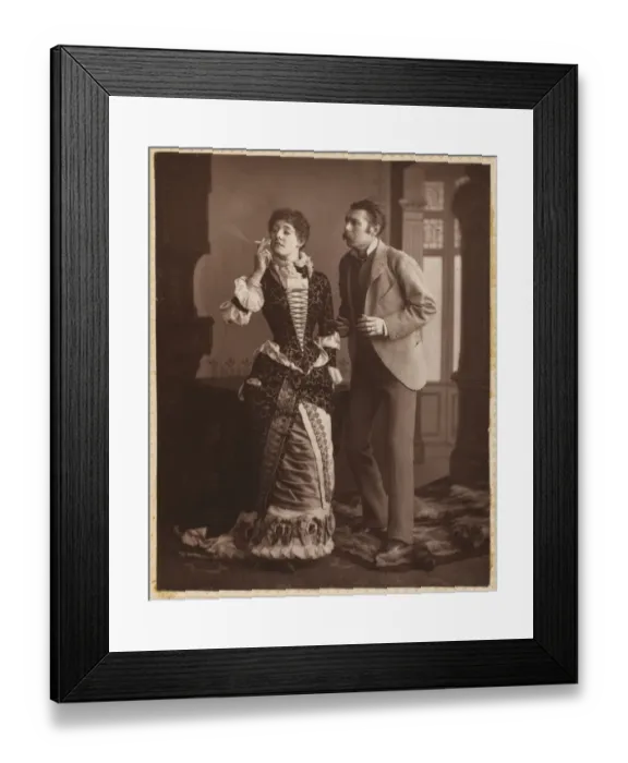 Framed Print : Mary Rorke Smoking Framed Print : Mary Rorke Smoking