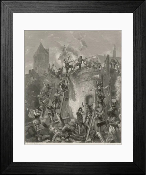 Framed Print : Siege of Alkmaar Framed Print : Siege of Alkmaar